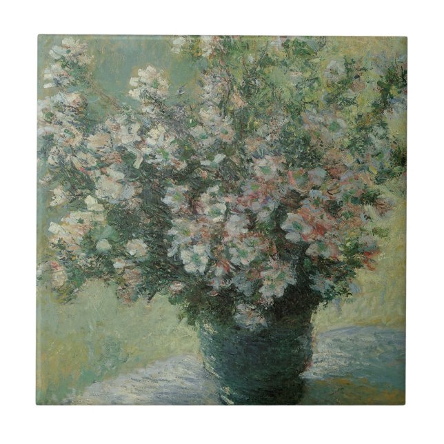 Vase das Flores por Claude Monet (Frente)