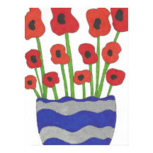 Vase de papagaios Poster de Arte Contemporânea