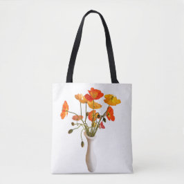 Vase de Poppies Tote Bag