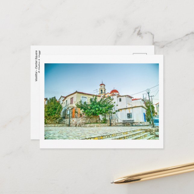 Vasilitsi - Quadrado central - Cartão postal (Frente/Verso In Situ)
