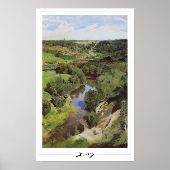 Vasily Polenov Poster de Arte Zedign #43 (Frente)