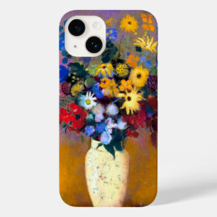 Vaso Branco com Flores Odilon Redon