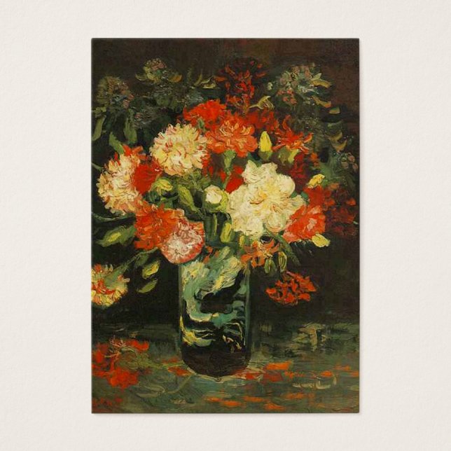 Vaso com Cravos, van Gogh (Frente)