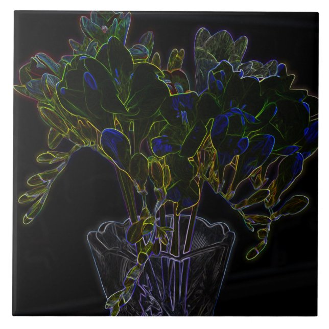 Vaso com freesia (Frente)