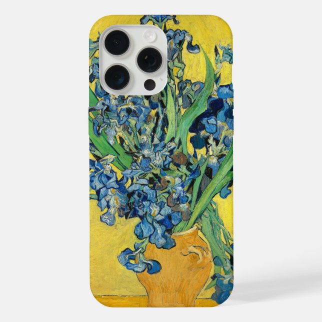 Vaso com Íris, Vincent Van Gogh (Verso)