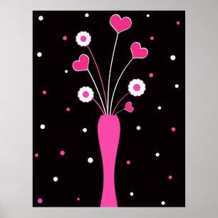 Vaso cor-de-rosa - poster
