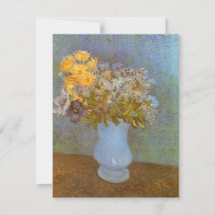 Vaso de Lilases, Margaridas, Anêmonas de Vincent v