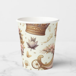 Vaso papel ilustrado Princess 