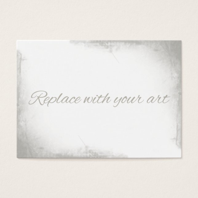 Vazio ACEO Artista Trocando Cantos Grunge Do Cartã (Frente)