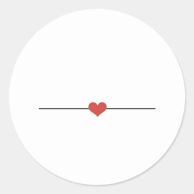 Vazio branco faça seu próprio adesivo redondo clás (Frente)