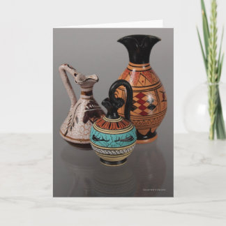 Vazio - Cartão de Saudação Grega Vases Personalizá