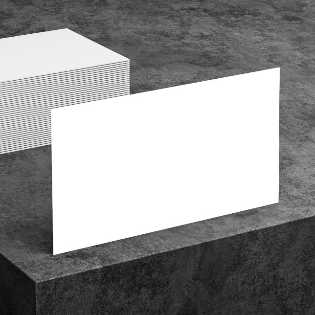 Vazio Cartões de visitas brancos laterais (Criador carregado)