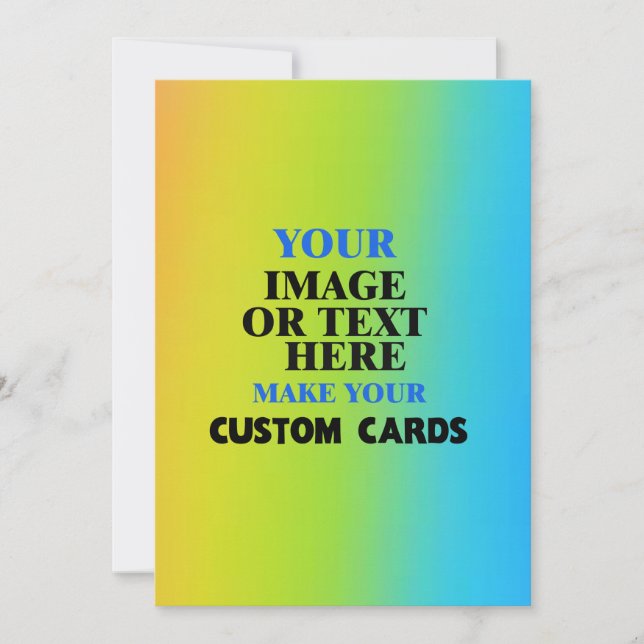 Vazio Colorido, Modelo Arco-Íris, Crie (Frente)