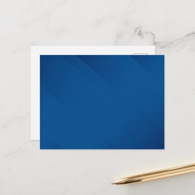 VAZIO CRIE O SEU CARTÃO POSTAL AZUL (Frente/Verso In Situ)