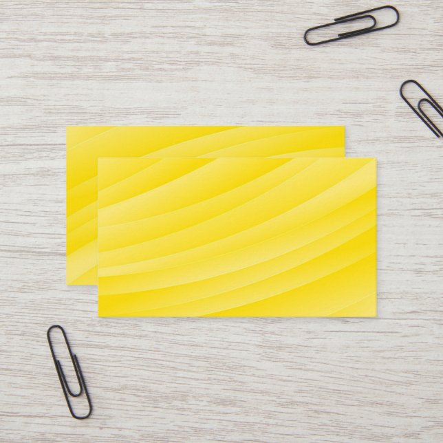 VAZIO CRIE O SEU PRÓPRIO CARTÃO DE VISITA AMARELO (Frente/Verso In Situ)