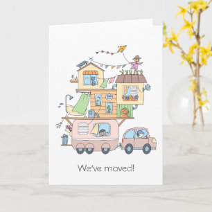 Vazio de Anúncio de Novo Endereço do Reboque do Ca