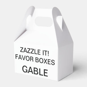 Vazio de caixas personalizado costume do favor do