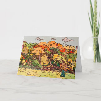 Vazio de Cartão de Saudação Dobrado Standard, 5" x