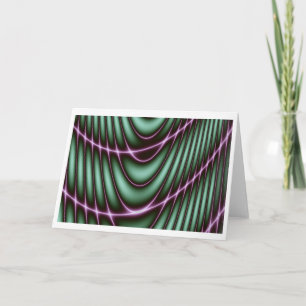 Vazio de Cartão de Saudação Fractal
