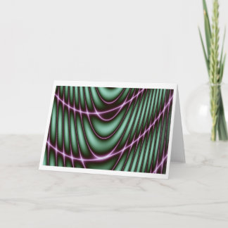 Vazio de Cartão de Saudação Fractal