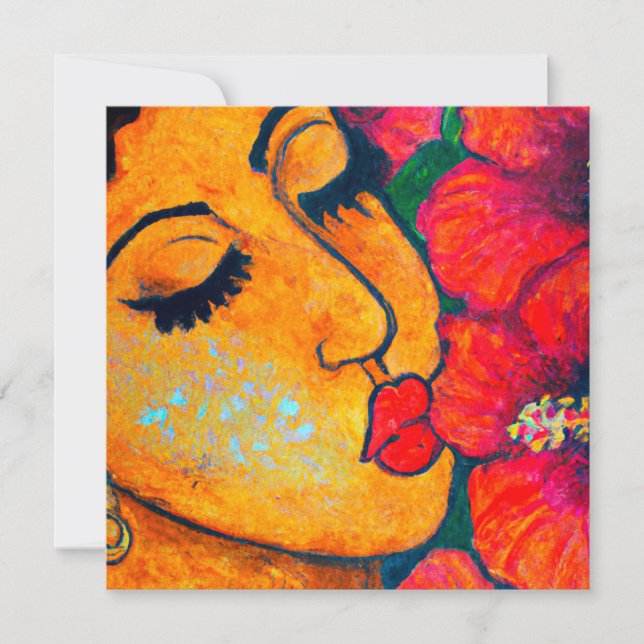 Vazio de cartas de arte do Havaí aloha (Frente)