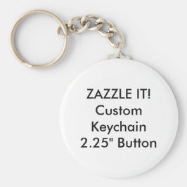 Vazio de Chaveiro de Chave de Botão Arredondado Pe