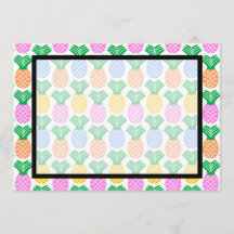 Vazio de Convite para Abacaxi Tropical