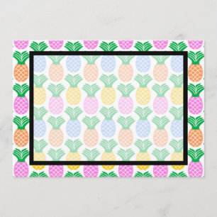 Vazio de Convite para Abacaxi Tropical
