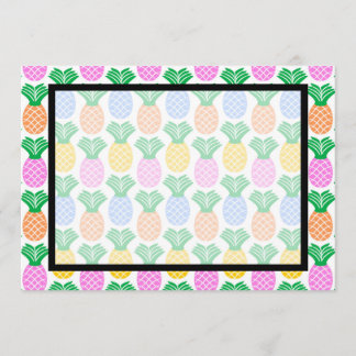 Vazio de Convite para Abacaxi Tropical
