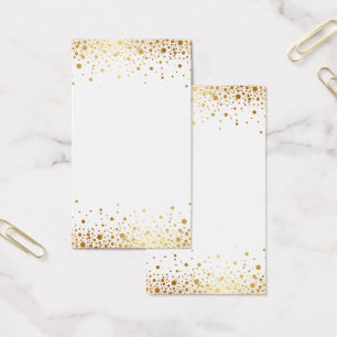 Vazio de Pontos de Confetti de Folha Ouro Faux Ver