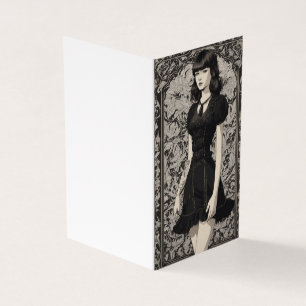 Vazio de Vestido Preto Vitoriano Gótico LBD