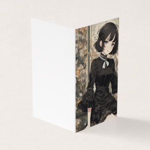 Vazio de Vintage Anime Elegante LBD Pequeno Vestid