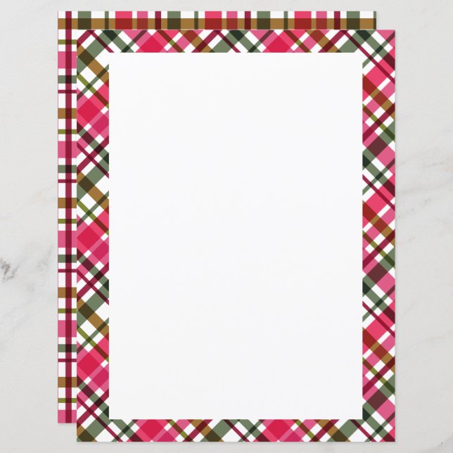 Vazio de Xadrez das Cores de Natal (Frente/Verso)