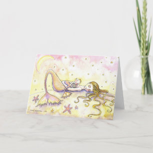 Vazio do ~ do cartão da sereia e do bebê