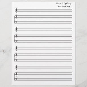 Vazio Folha Vazio Música Limpeza de Piano Treble