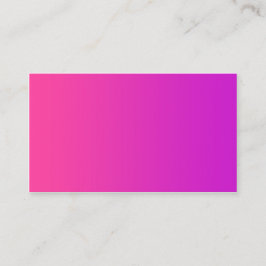 Vazio no cartão de visita cor-de-rosa dianteiro