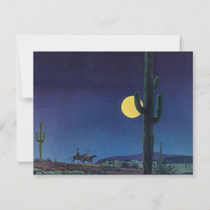 Vazio Oeste Sudoeste de Saguaro Cactus Moonlight