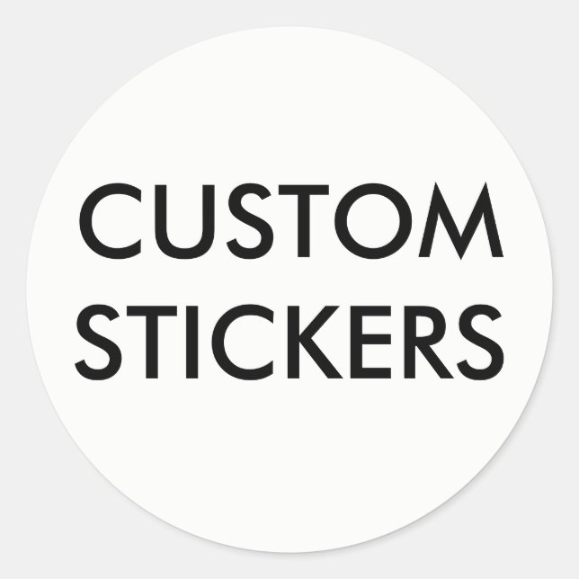Vazio personalizado de adesivos redondos personali (Frente)