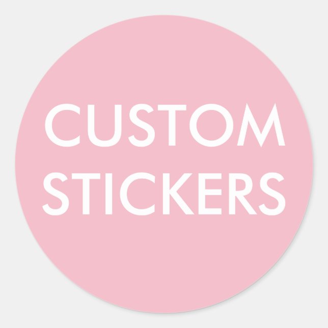 Vazio personalizado de adesivos redondos personali (Frente)