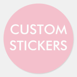 Vazio personalizado de adesivos redondos personali