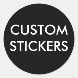 Vazio personalizado de adesivos redondos personali