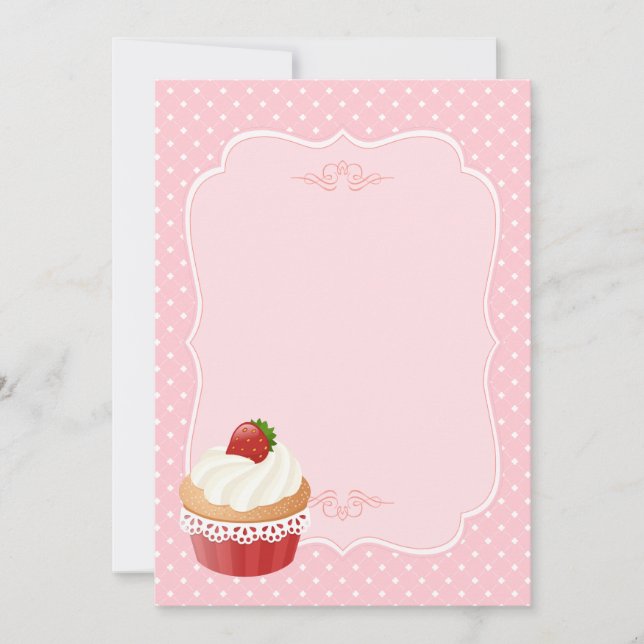 Vazio Rosa, Cupcake de Morango Delicioso (Frente)