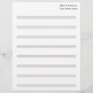 Vazio Sheet Music 8 Stave