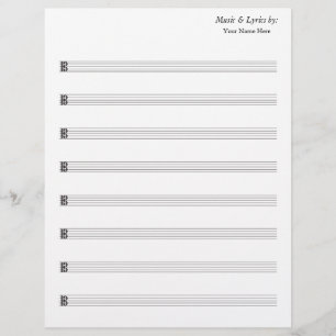 Vazio Sheet Music 8 Stave Alto
