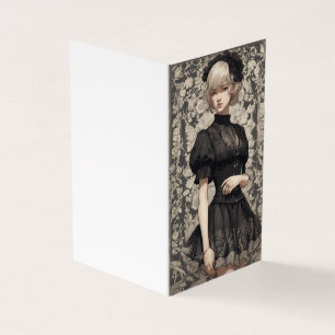 Vazio Vintage Gótico Pequeno Vestido Preto LBD