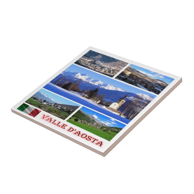 VDA005 VALLE D'AOSTA, Mosaico, Itália (Lateral)