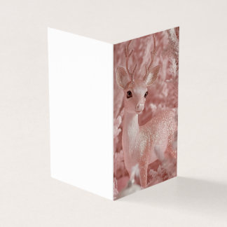 Veado de Férias Rosa Fada Decorativo