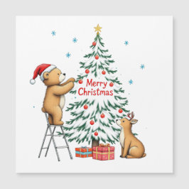 Veado de Natal e urso