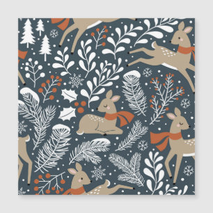 Veado de Natal vintage, design festivo