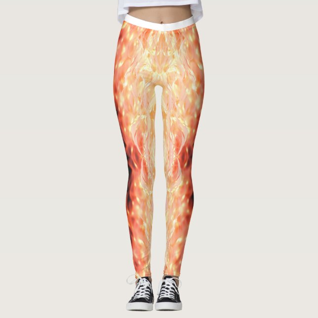 Vector Fire Ombre Leggings (Frente)